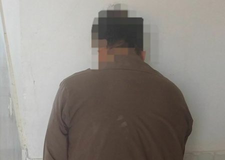 دستبند پلیس بر دستان سارق احشام در هیرمند