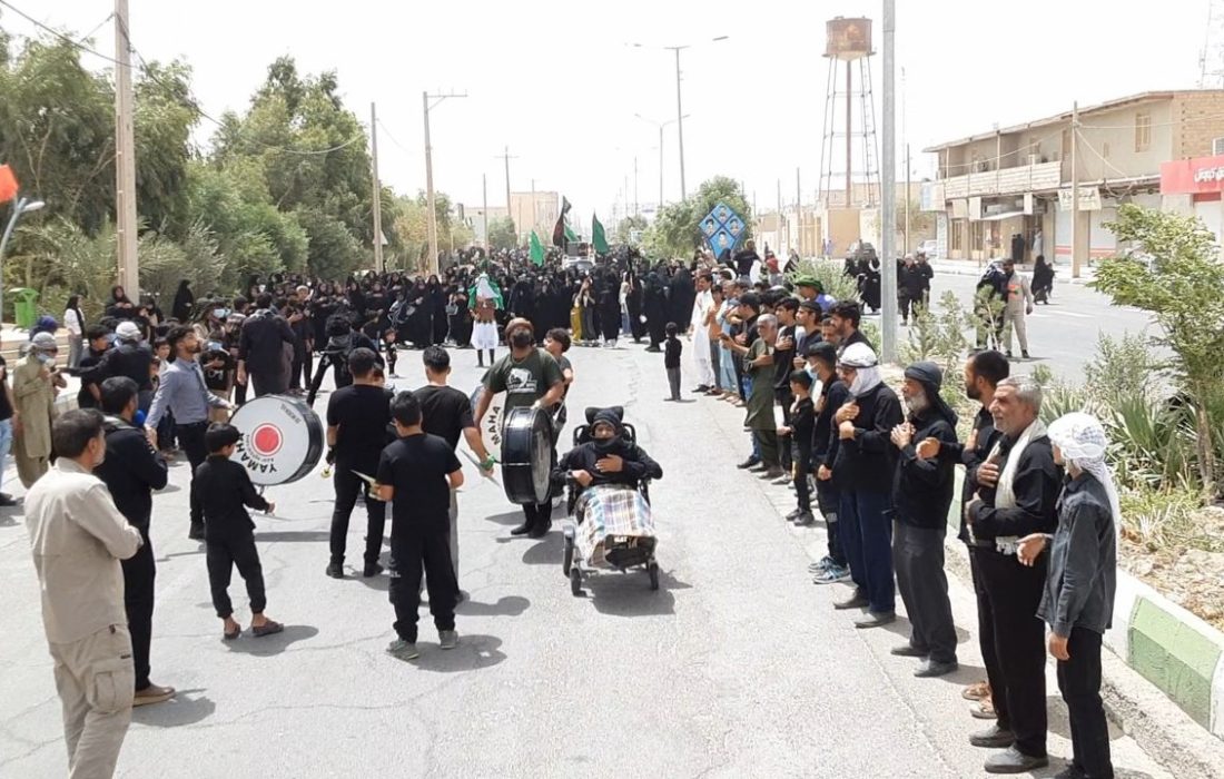 مرزداران هیرمند در ماتم علمدار کربلا