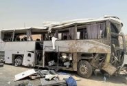 واژگونی اتوبوس مسافربری در محور زاهدان ـ بم