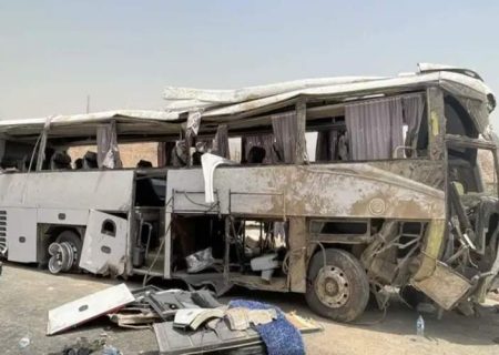 واژگونی اتوبوس مسافربری در محور زاهدان ـ بم