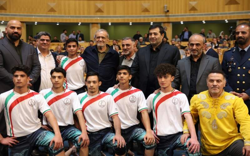 رئیس جمهور نشان داد حامی ورزش است