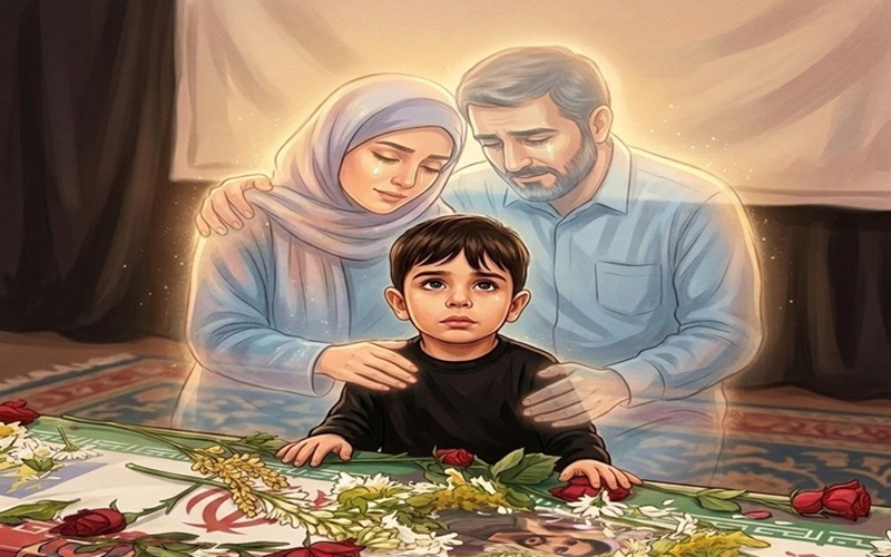تنها یادگار فرزندم، علیِ چهارساله است