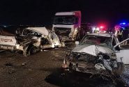 برخورد ۳ خودرو؛ ۲ نفر جان باختند
