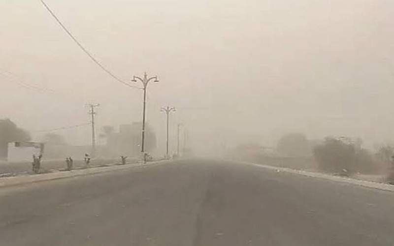سرعت باد زابل به ۱۱۲ کیلومتر رسید