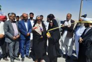 آسفالت معابر روستای خاک‌سفیدی هیرمند