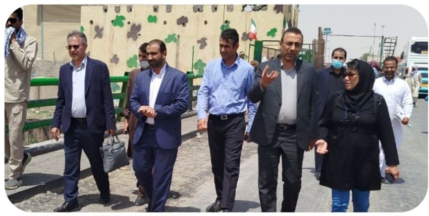 بازدید مسئول وزارت بهداشت از پایانه مرزی میلک