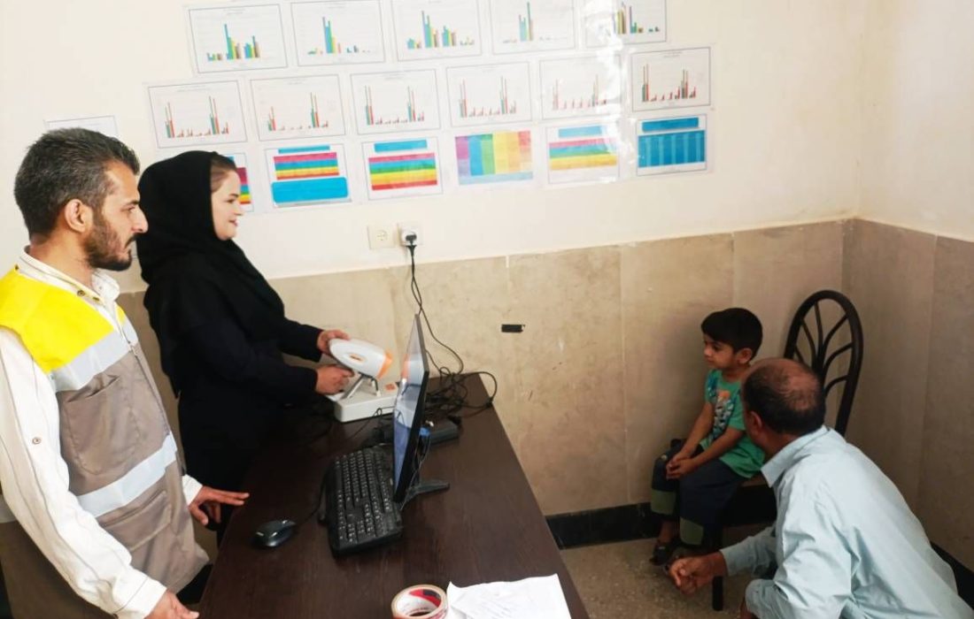 غربالگری بینایی ۴۵۴۰ کودک هیرمندی درحال اجرا است