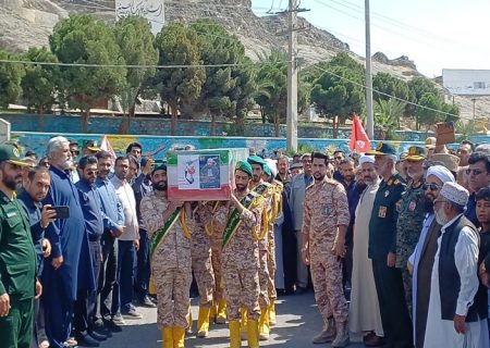 تشییع شهید گرگیج، قاب ماندگار وحدت زاهدان