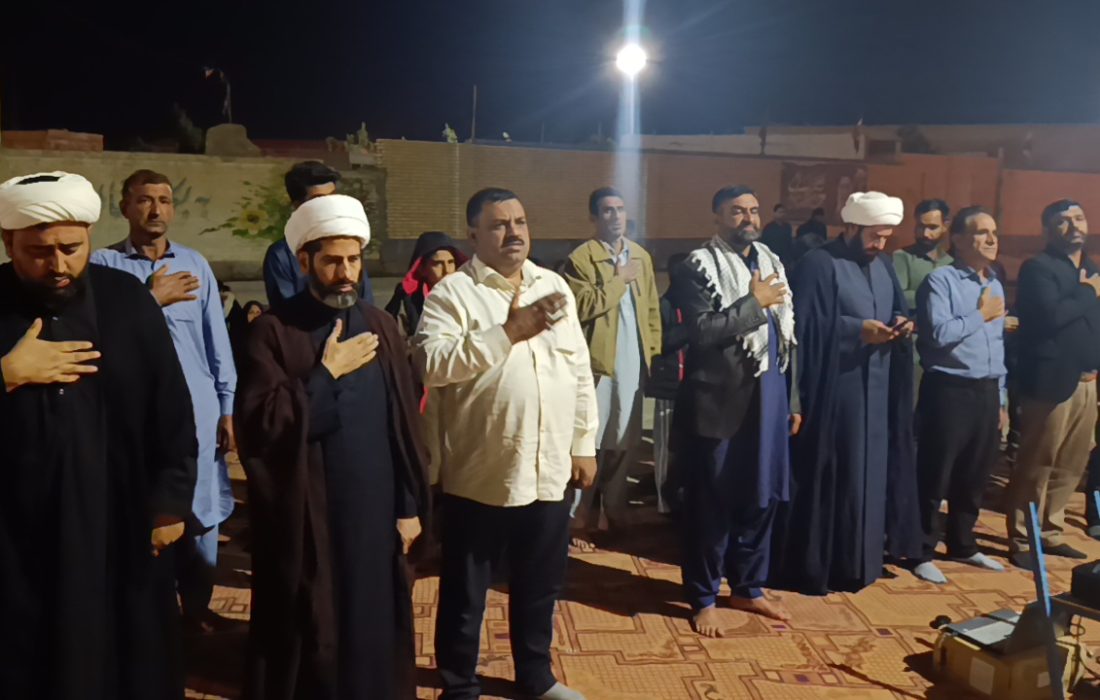 مراسم عزاداری ایام فاطمیه در هیرمند برگزار شد